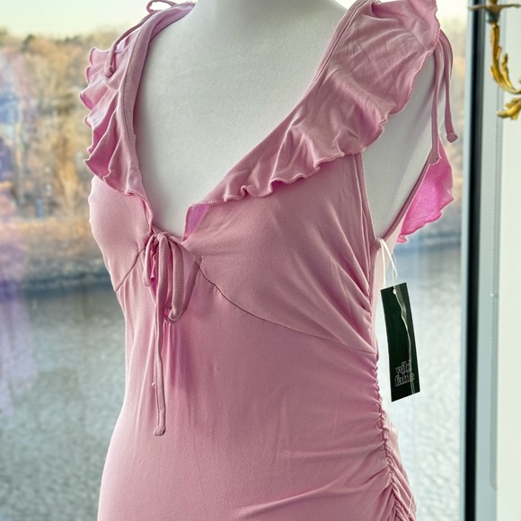 Pink Ruffle Dress - Picture 4 of 6